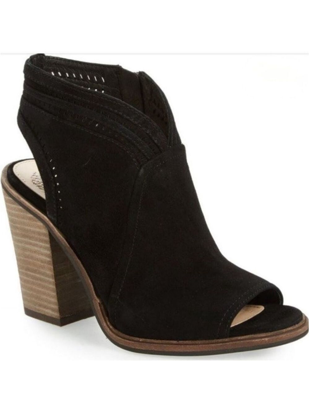 Vince Camuto Koral Suede Perforated Shootie Size 9M NEW